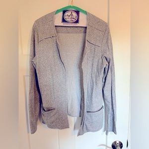 Tommy Bahama Grey Jacket. Women’s size Small Petite.